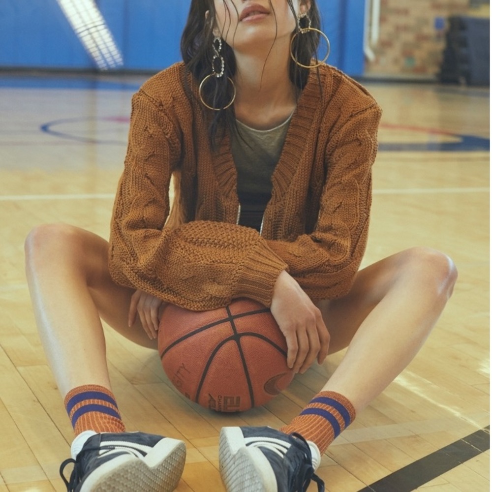 For Love & Lemons Charlotte zip cardigan